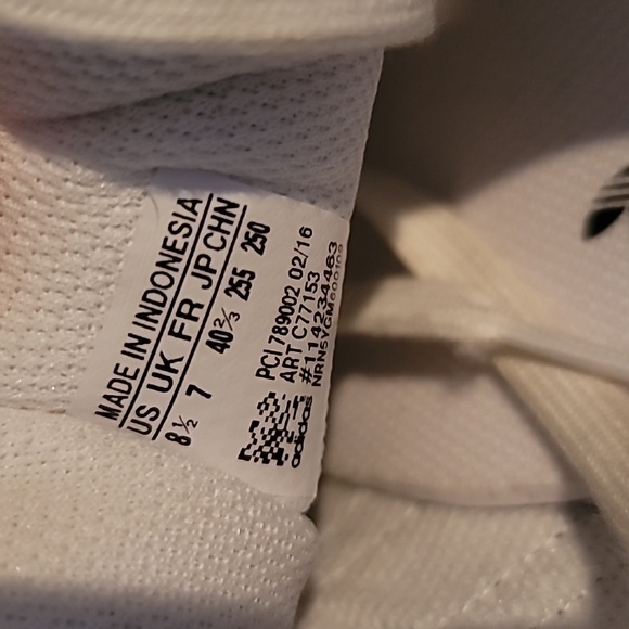 ORIGINALS Adidas SUPERSTAR White with Black Lines Sneakers - Picture 6 of 7